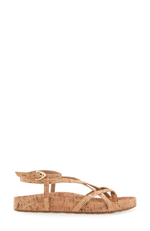 AEROSOLES AEROSOLES LEERA ANKLE STRAP FLAT SANDAL 