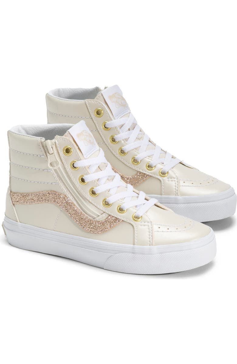 Vans Sk8-Hi Reissue Side Zip Sneaker, Main, color, Turtledove