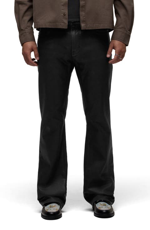 Walker Coated Kick Flare Jeans
