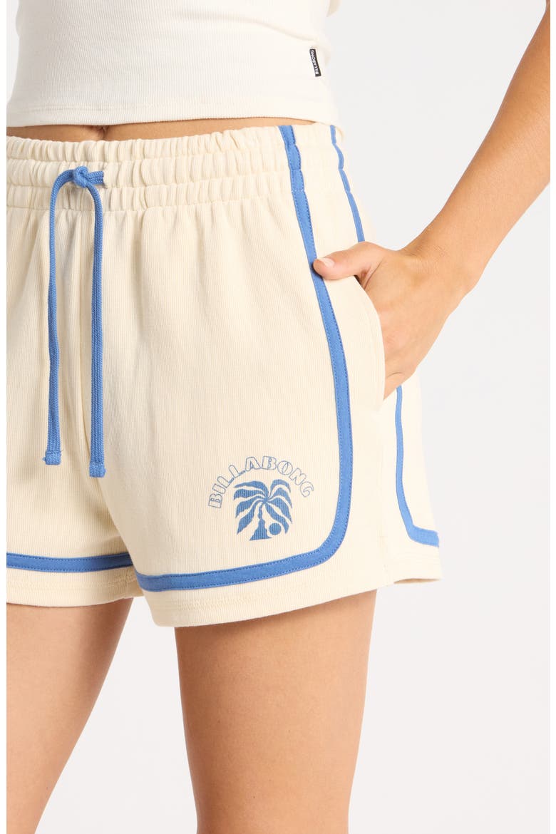 Back To It Fleece Shorts, Alternate, color, WHITE CAP