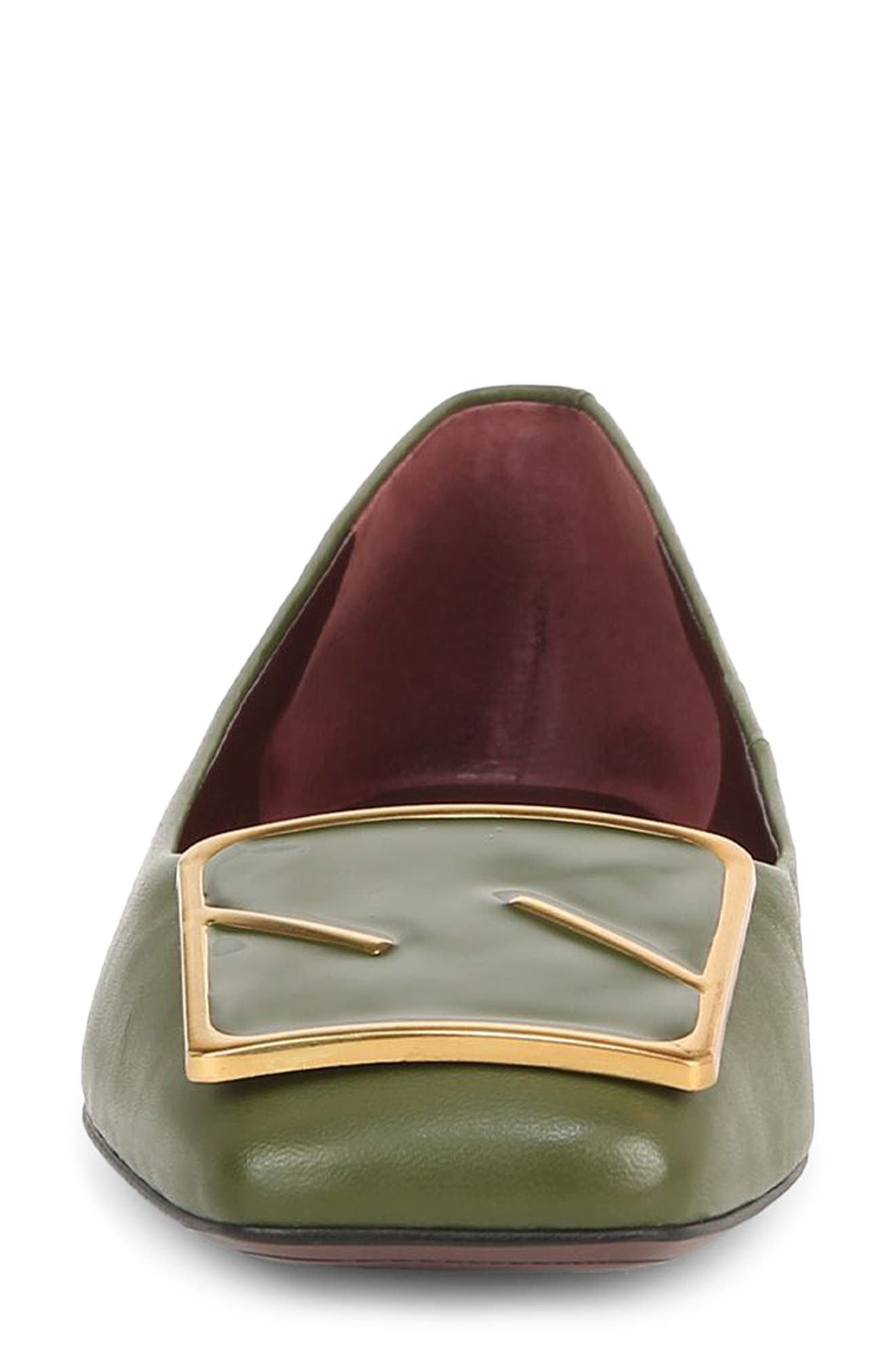 Flexa Amaya Ballet Flat, Alternate, color, ARMY