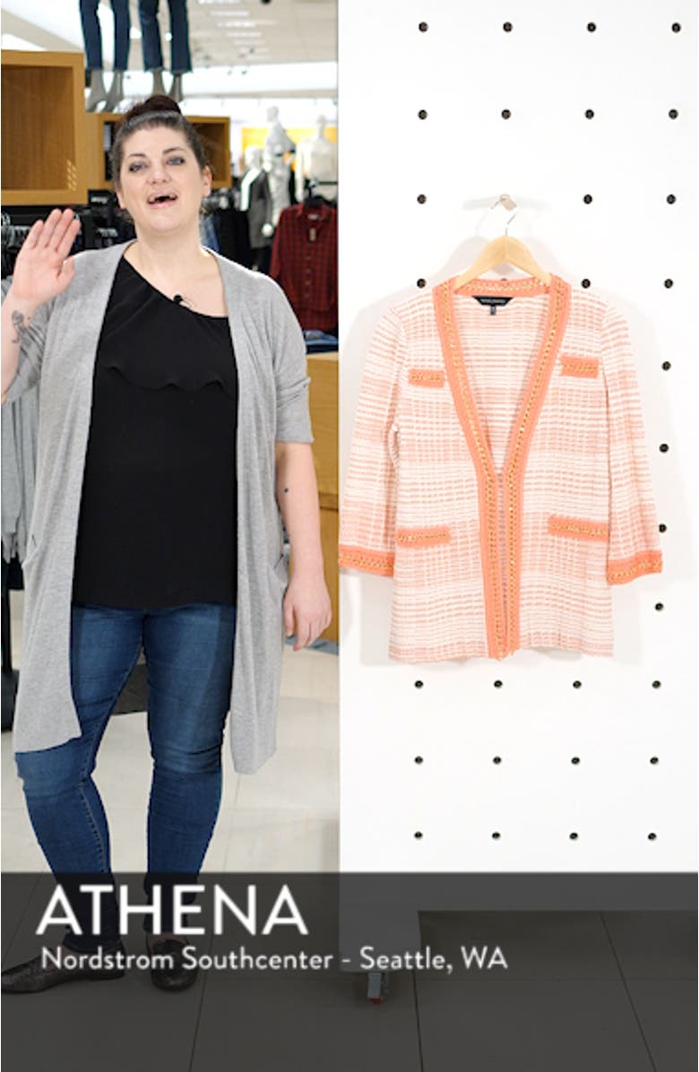 Stripe Knit Jacket, sales video thumbnail