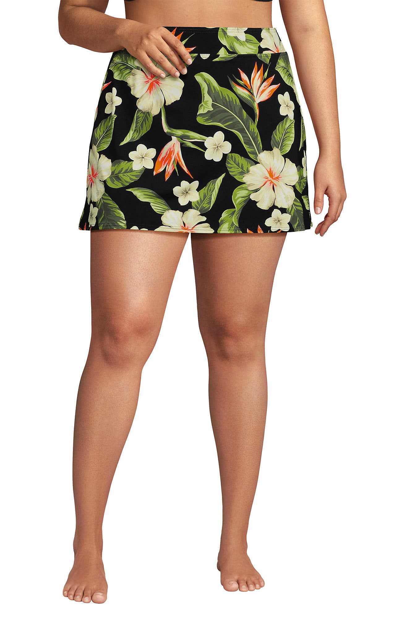 Hibiscus Floral/Black