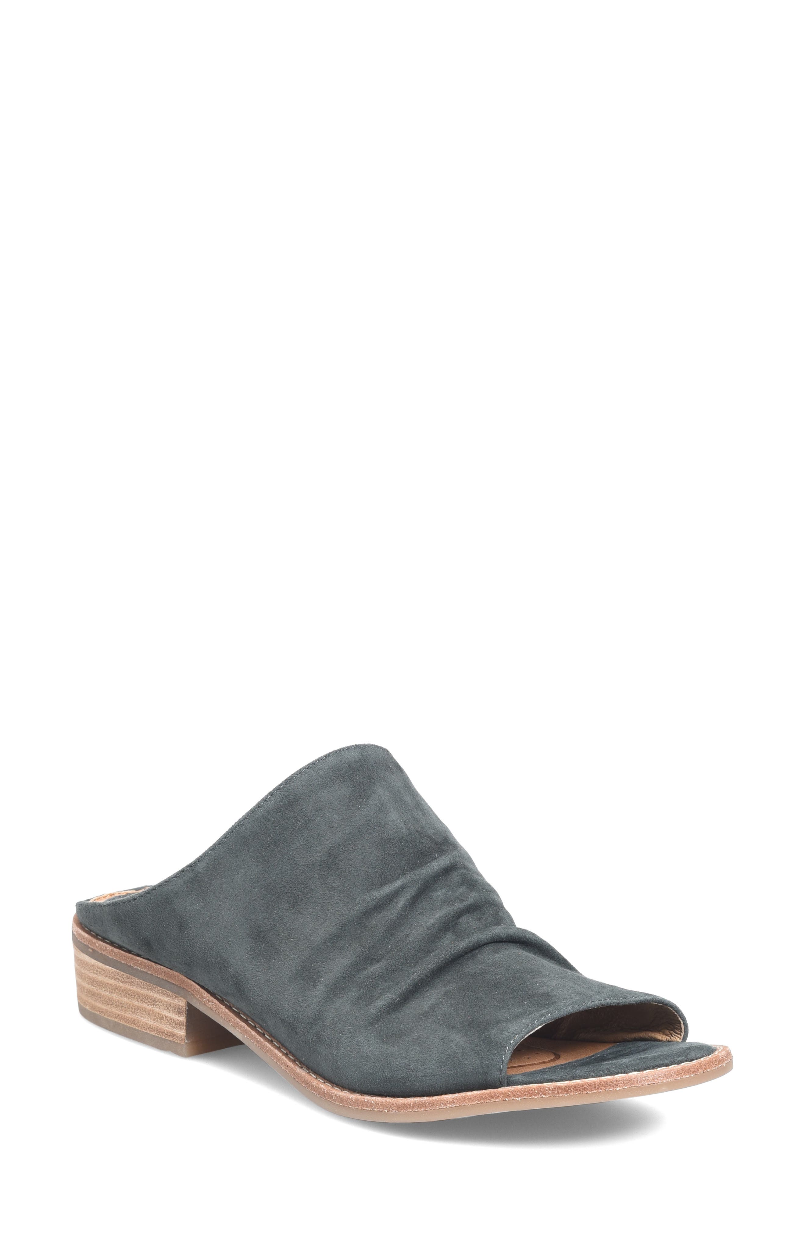 Netta Slide Sandal, Main, color, HUNTER
