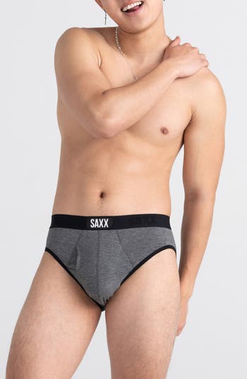 Saxx Ultra Soft Boxer Briefs In Gray