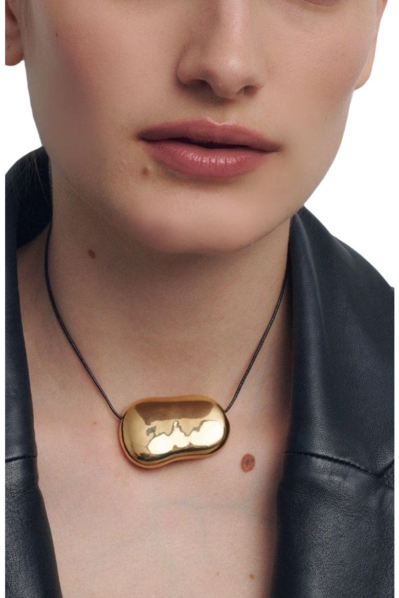 Julia Necklace, Alternate, color, Gold/Black