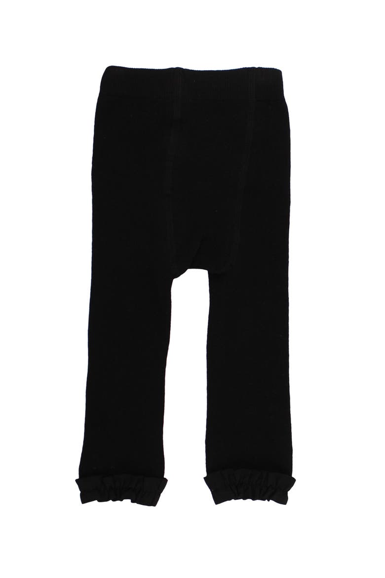 3-Pack Footless Ruffle Tights, Alternate, color, Black, White & Red