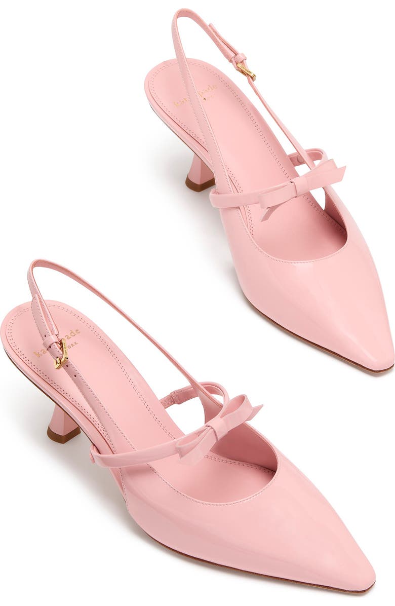 Kate Spade New York carolina pointed toe slingback mary jane pump, Alternate, color, Dogwood Pink