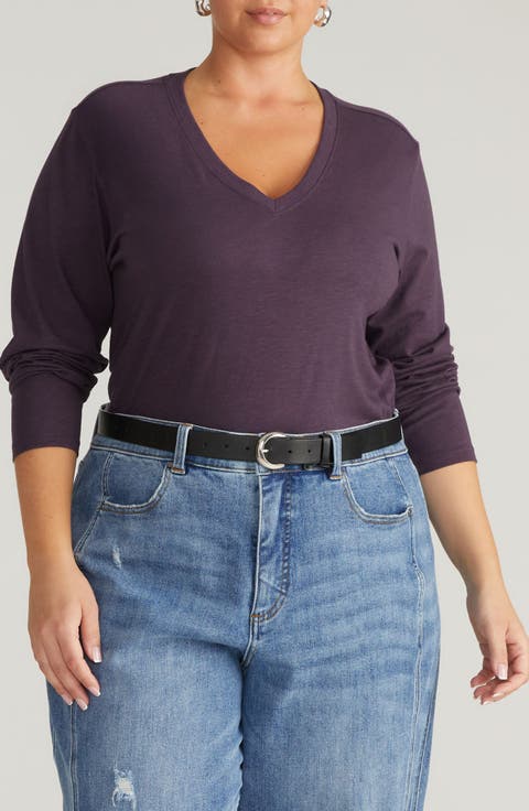 Light As Air Long Sleeve Top (Plus)