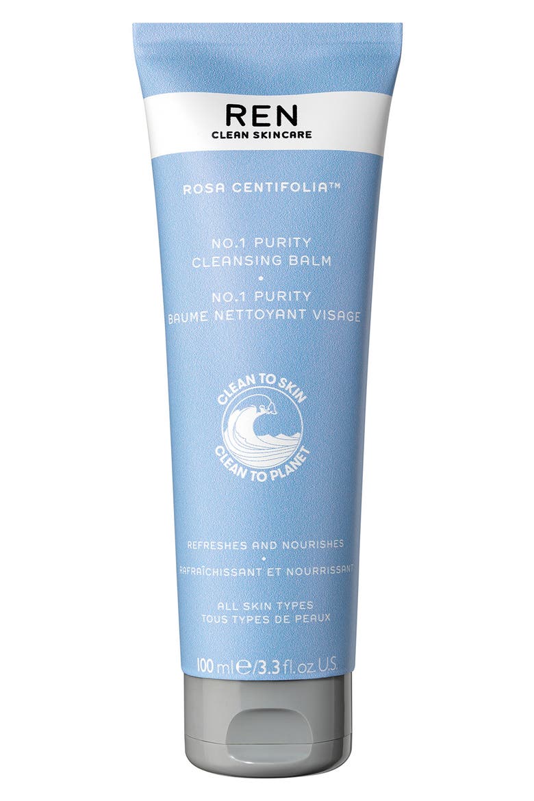 REN Rosa Centifolia No.1 Purity Cleansing Balm, Main, color, NO COLOR