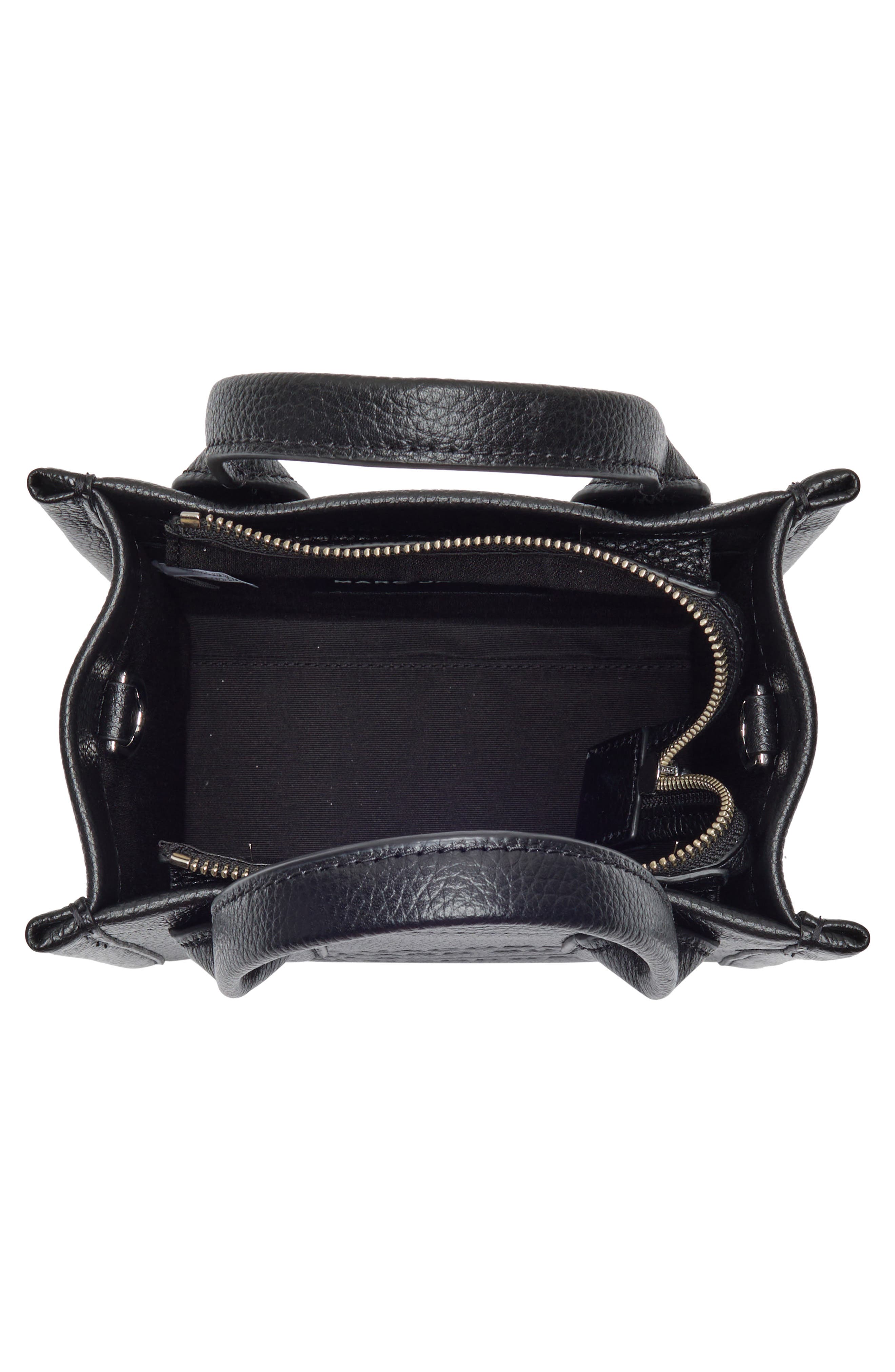 Marc Jacobs Small Leather Standard Supply Tote, Alternate, color, Black