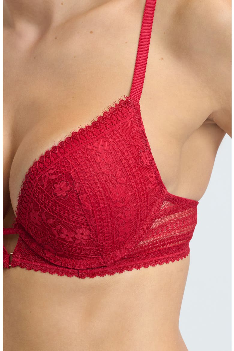 Aura N°2 Classique Underwire Bra, Alternate, color, RED