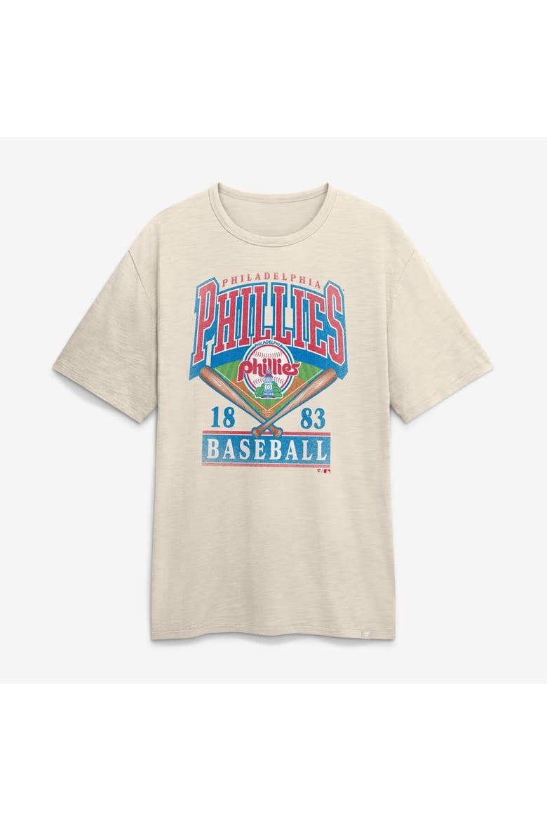 Men's Fanatics Tan Philadelphia Phillies Stadium Slub T-Shirt, Alternate, color, Tan