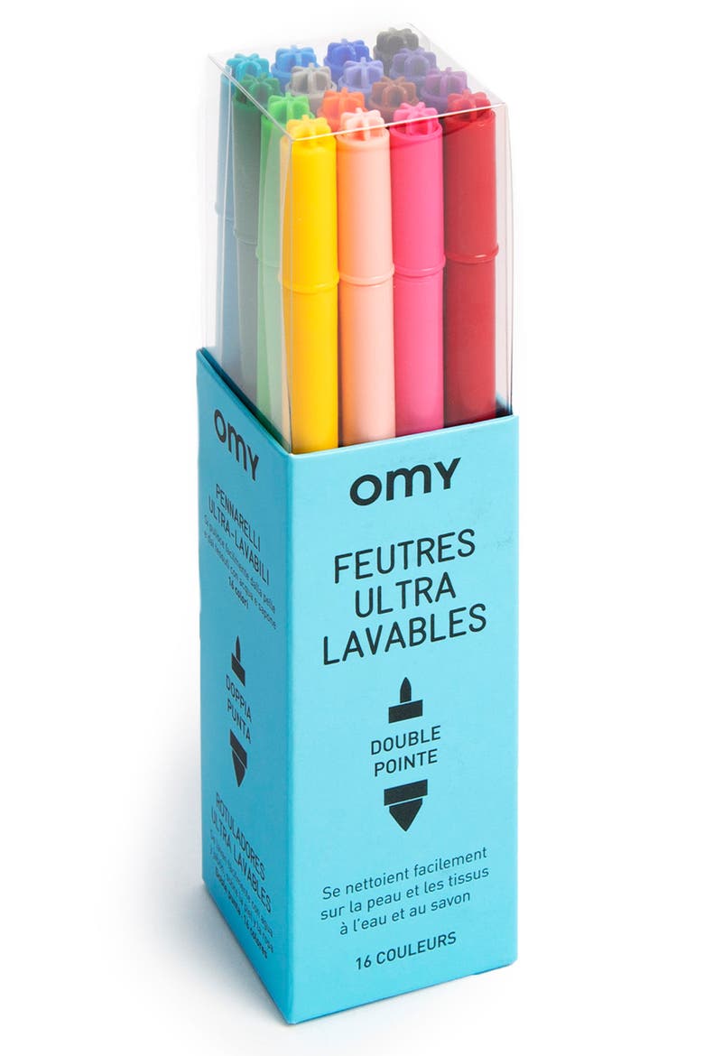 16 washable markers, Main, color, MULTI