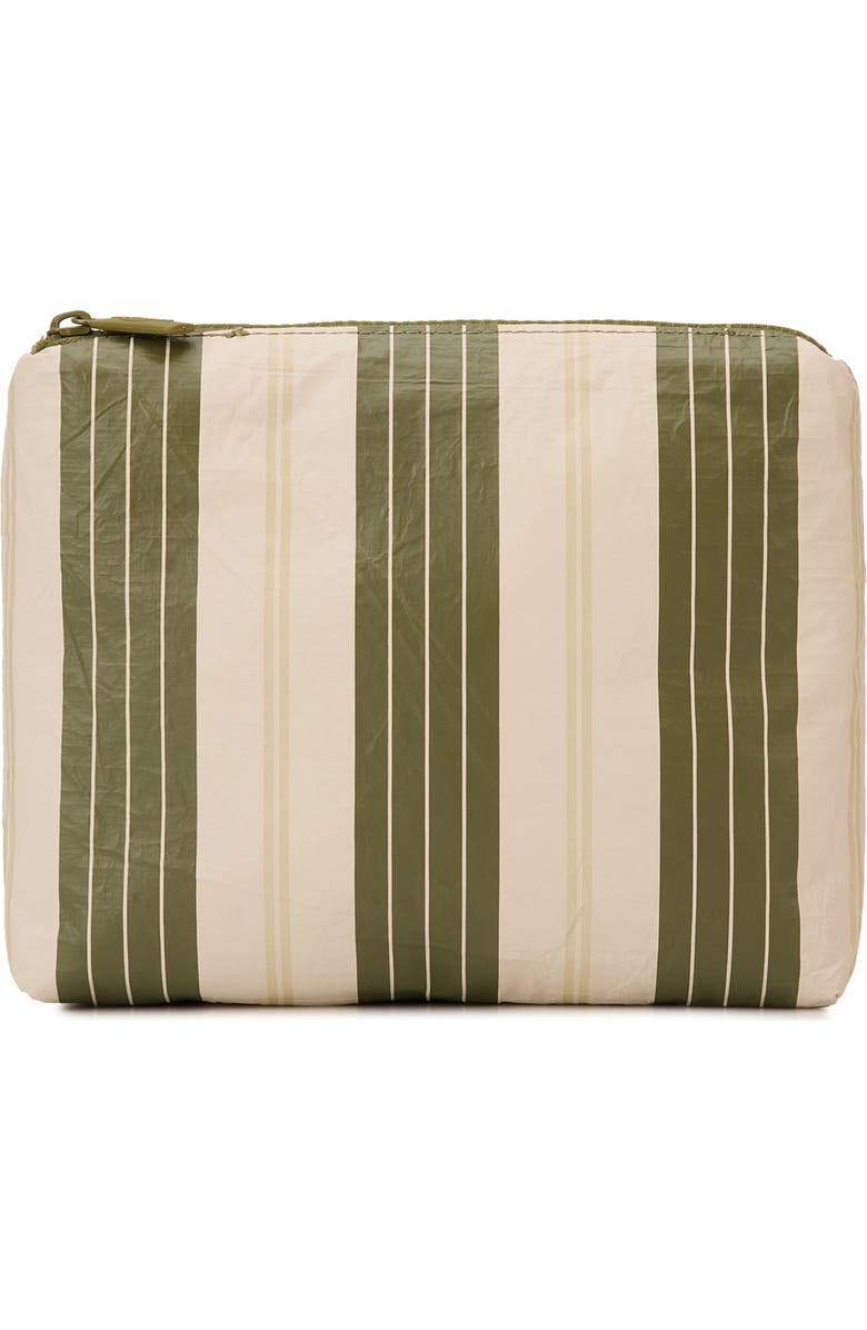 Aloha Collection Small Cassia Water Resistant Pouch, Main, color, Olive/ Sandstone