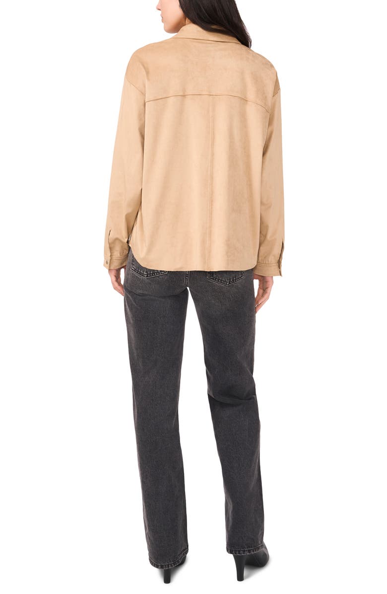 1.STATE Faux Suede Top, Alternate, color, Antique Bronze