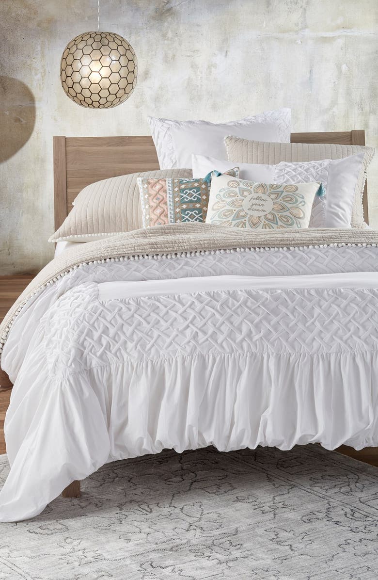 Levtex 'Pom Pom' Reversible Quilt, Alternate, color, 