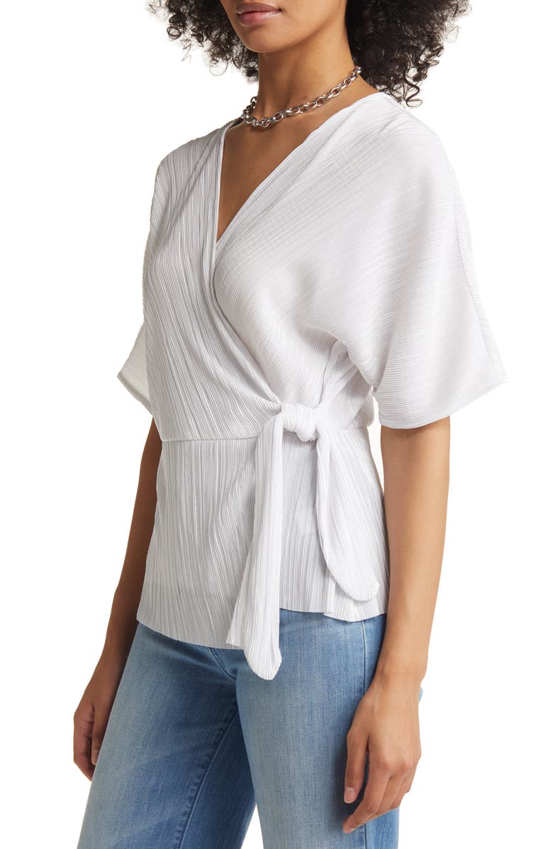 Halogen<sup>®</sup> Plissé Wrap Top, Alternate, color,