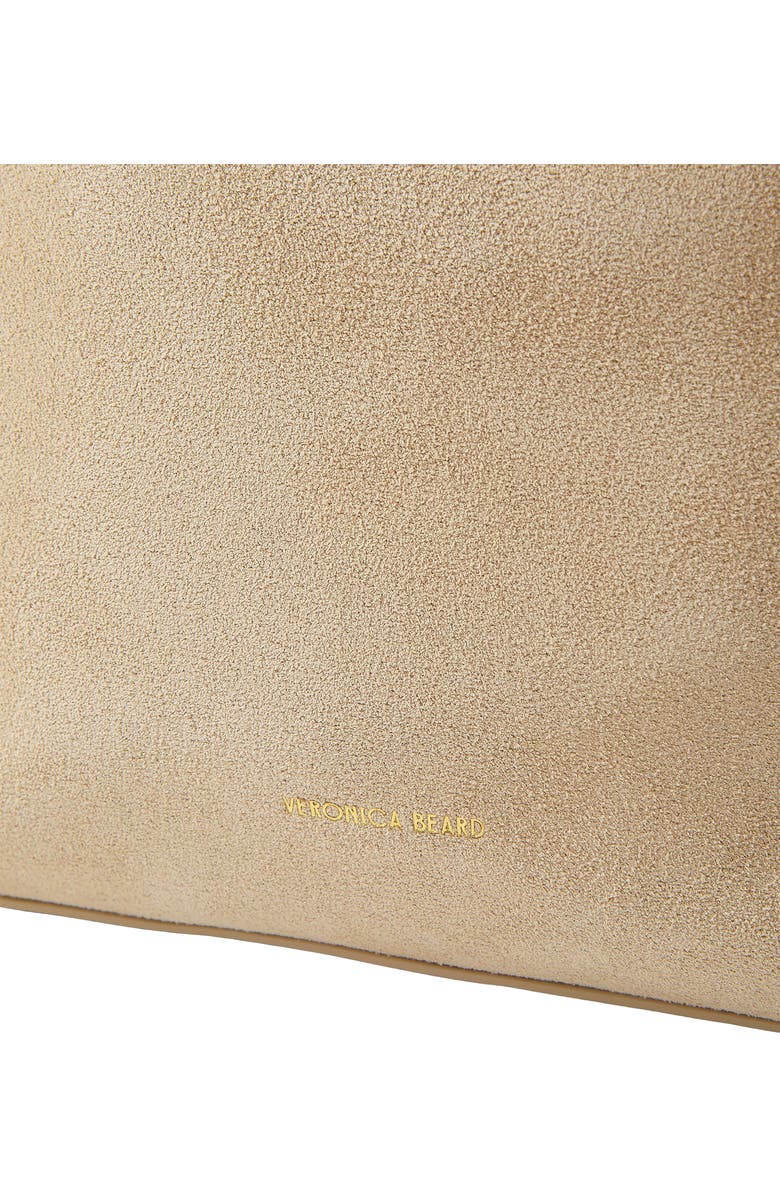 Veronica Beard Suede Swing Top Handle Bag, Alternate, color, Stone Khaki
