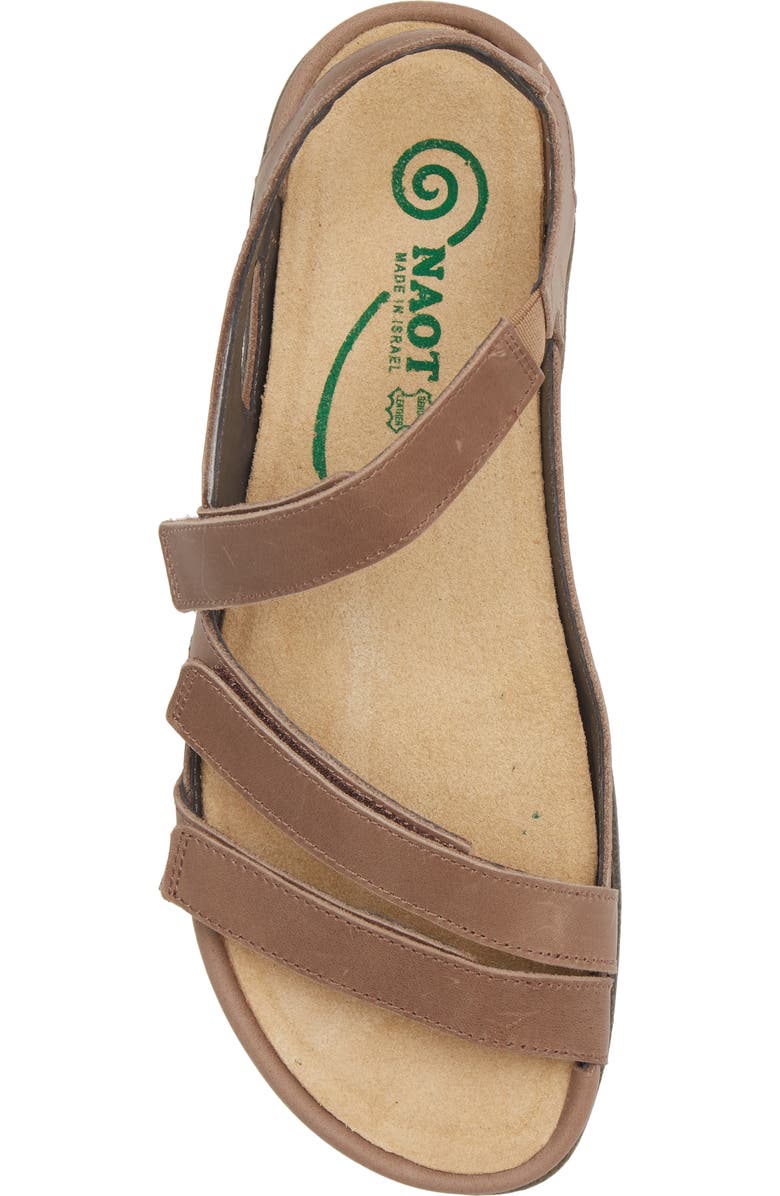 Naot Whetu Water Repellent Sandal, Alternate, color, Oily Bark Nubuck