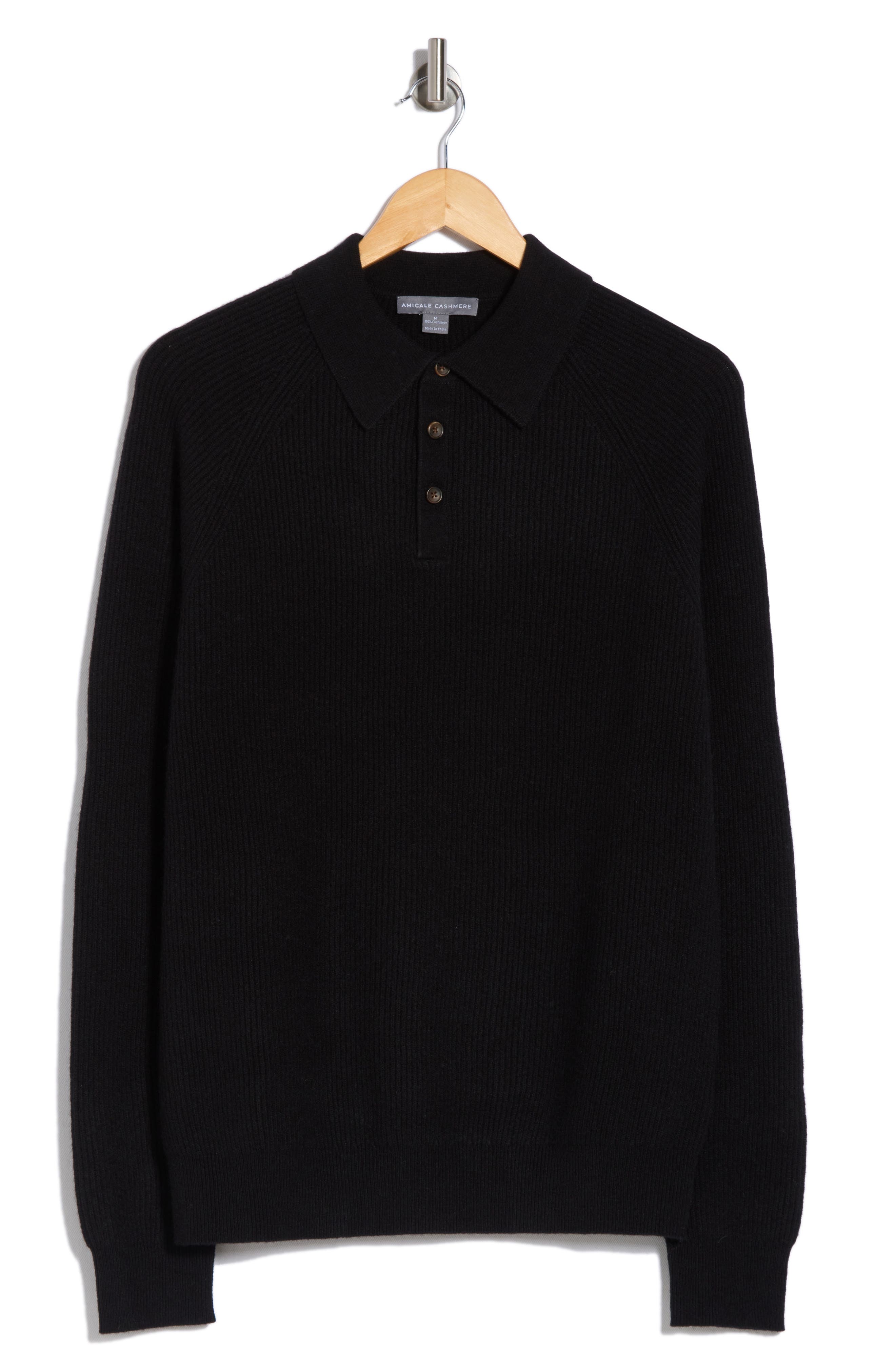 Rib Cashmere Polo Sweater (Men) | Nordstromrack