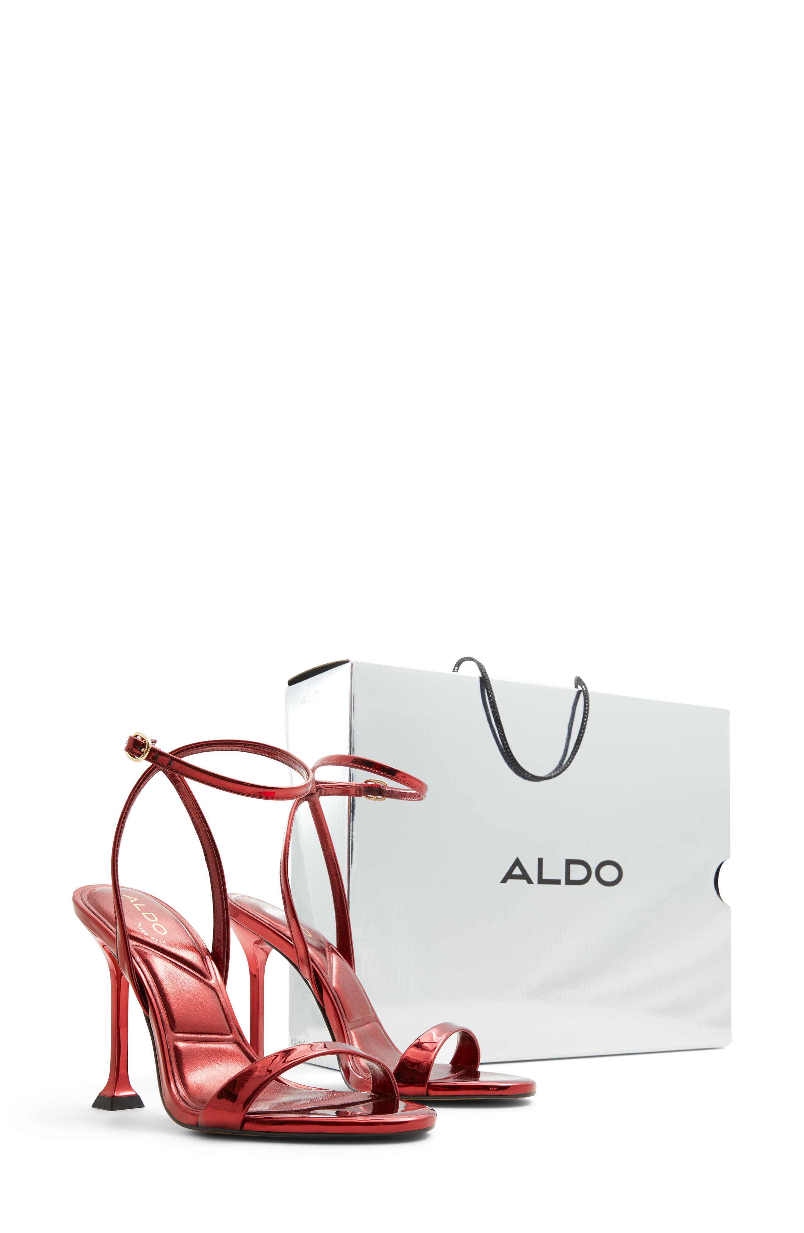 ALDO Lydala Ankle Strap Sandal, Alternate, color, 
