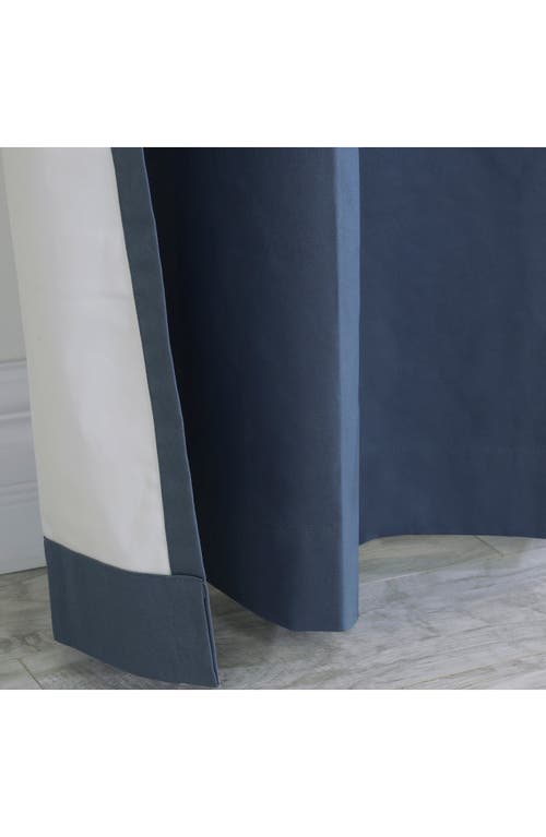 Outdoor Decor By Commonwealth Set Of 2 Cotton Curtain Panels In Blue