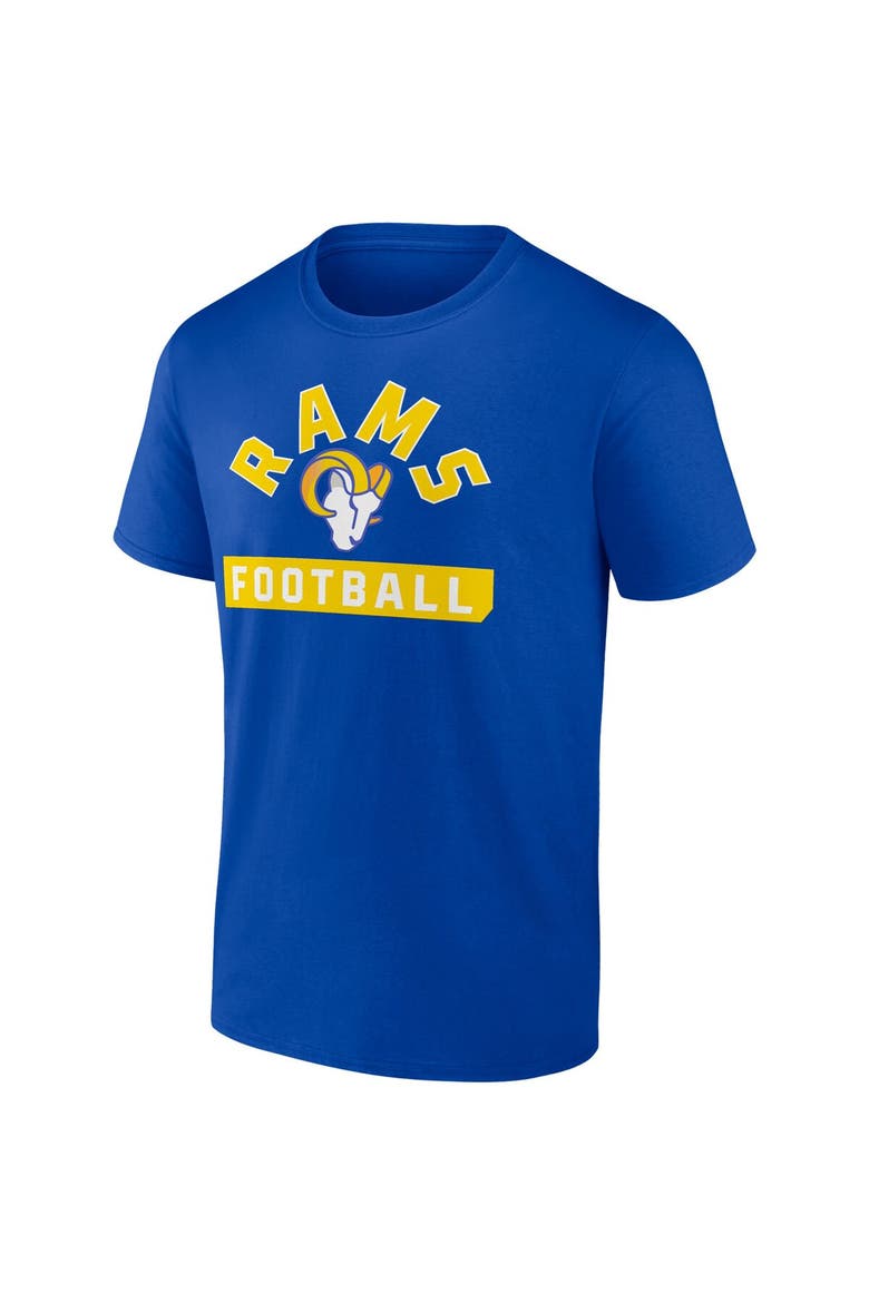 Men's Fanatics Branded Royal/White Los Angeles Rams Two-Pack 2023 Schedule T-Shirt Combo Set, Alternate, color, Royal