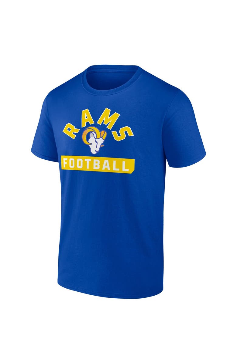 FANATICS Men's Fanatics Branded Royal/White Los Angeles Rams Two-Pack 2023 Schedule T-Shirt Combo Set, Alternate, color, Royal