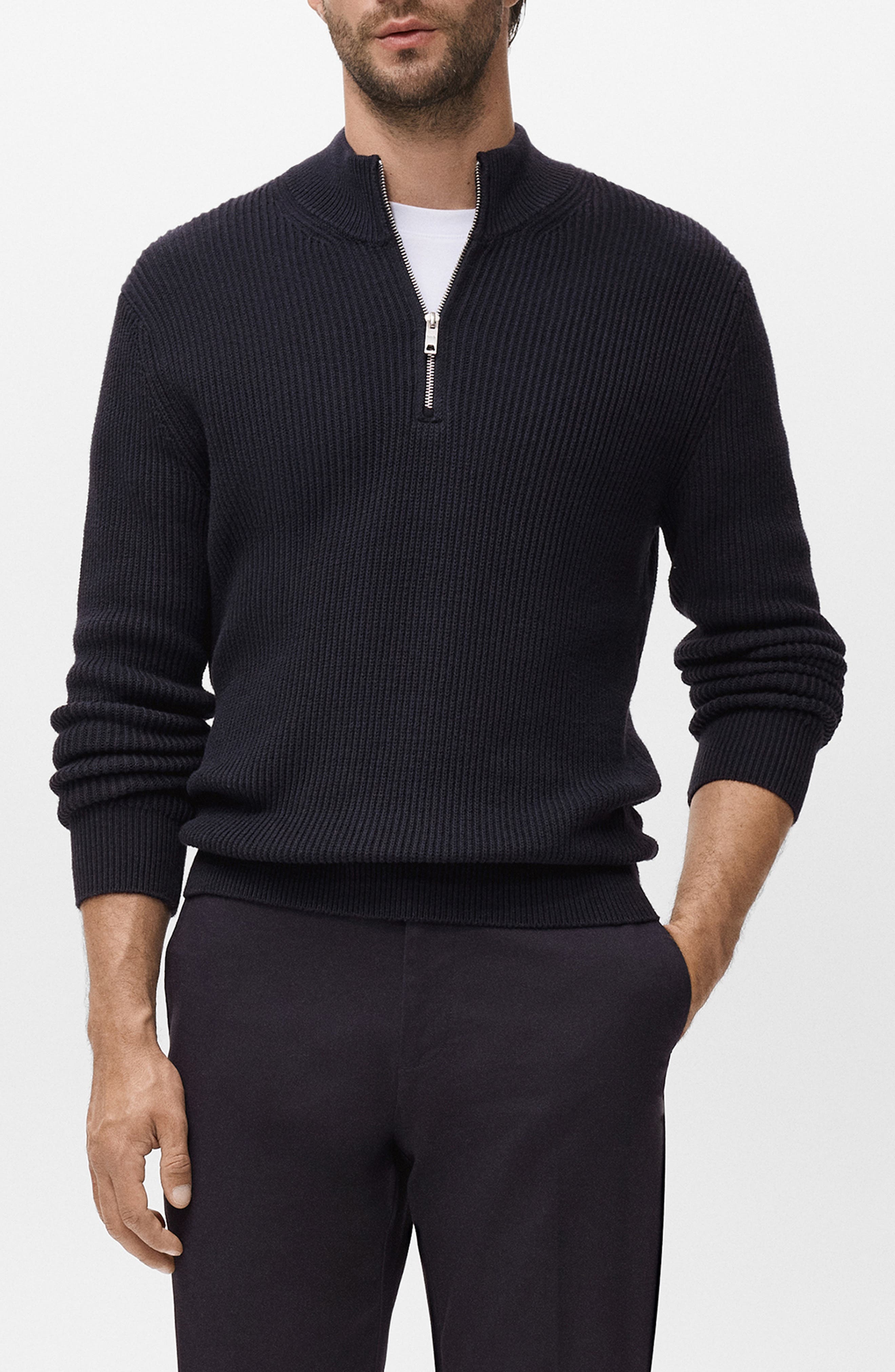 Perkins Quarter Zip Sweater - image 3