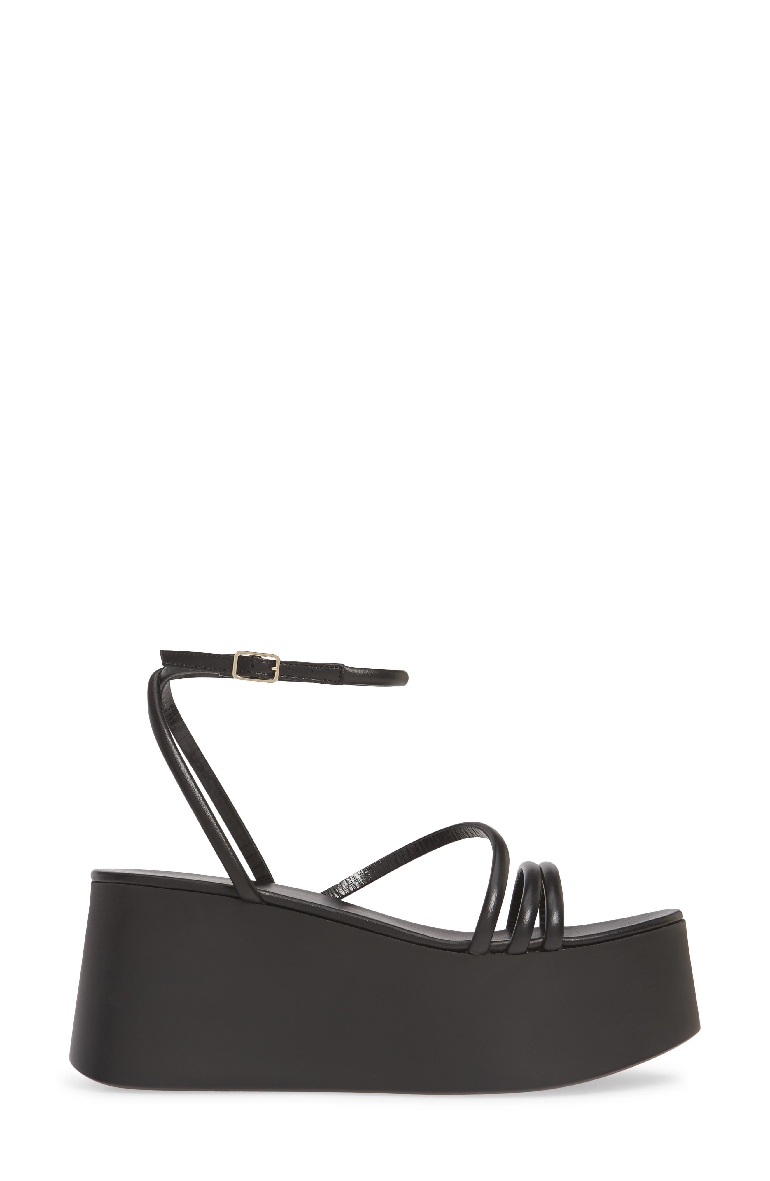 Gianvito Rossi Strappy Platform Sandal, Alternate, color, 
