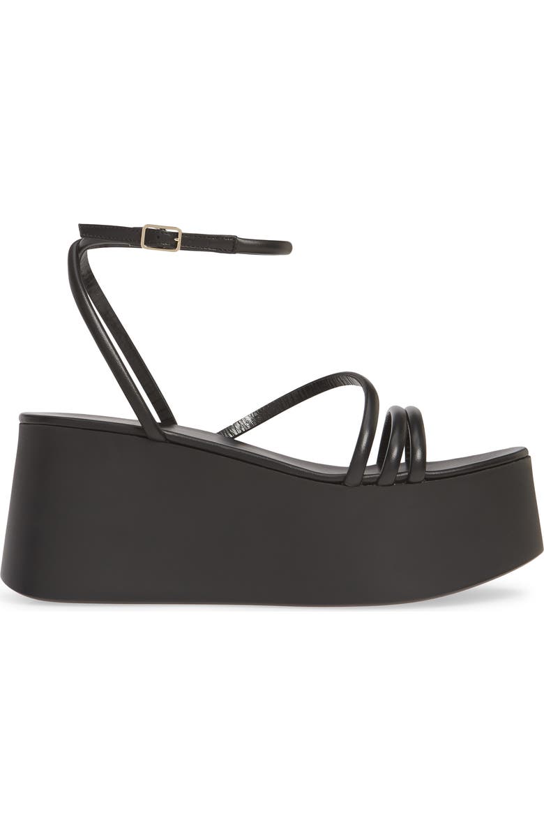 Gianvito Rossi Strappy Platform Sandal, Alternate, color,