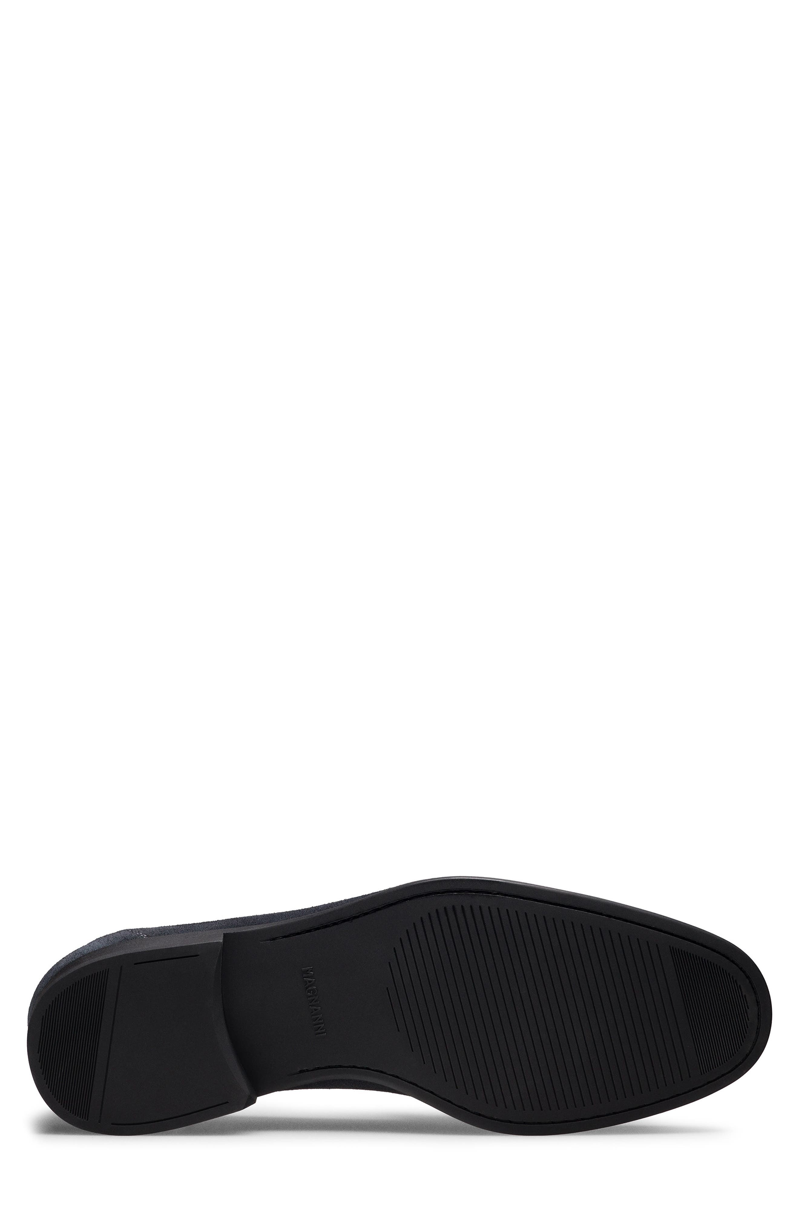 Magnanni Magico Tassel Loafer, Alternate, color, Indigo Suede