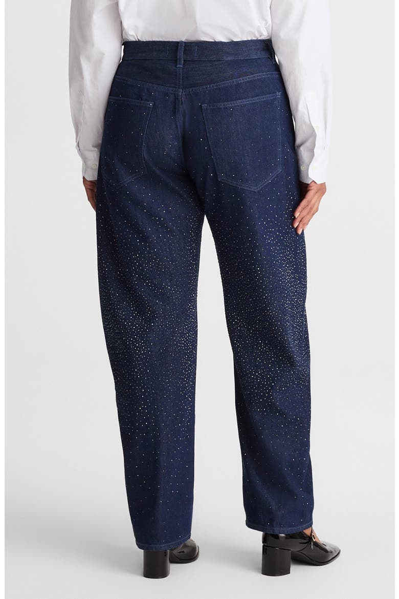 The Embellished Balloon Jeans, Alternate, color, RINSE WASH