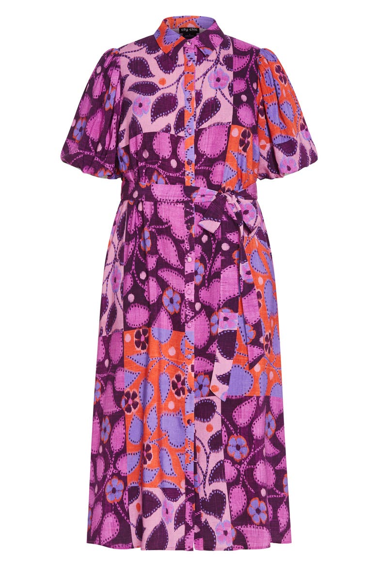 Davina Print Dress, Alternate, color, PLAYDATE