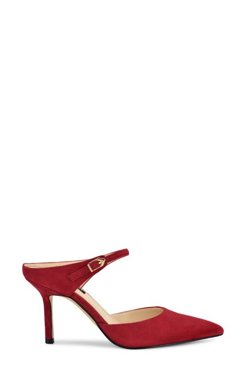 Nine West Danela Pointed Toe Mule In Red