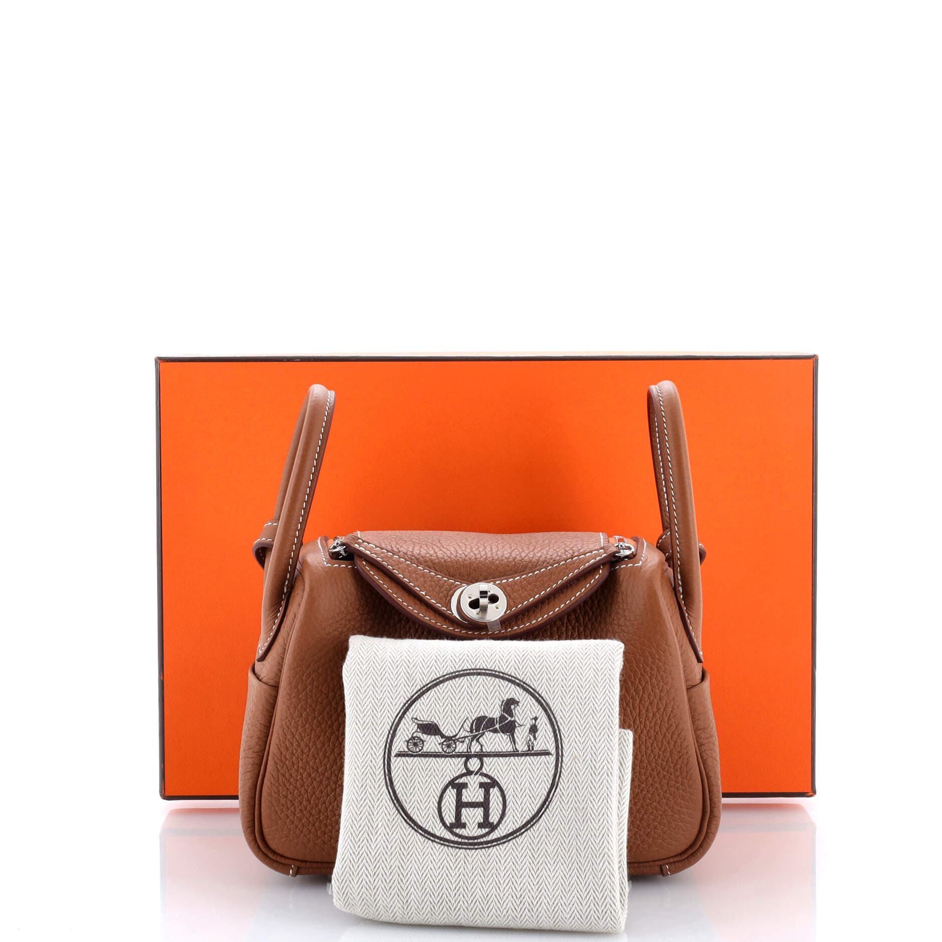 Pre-Owned Hermes Lindy Bag Clemence Mini, Alternate, color, 