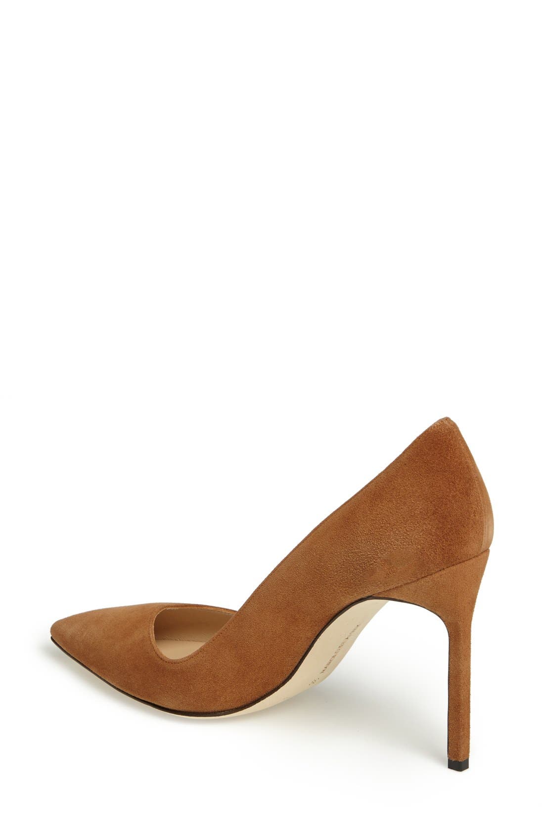 BB Pointed Toe Pump, Alternate, color, BEIGE SUEDE