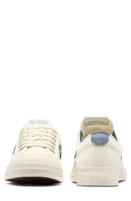 Converse Women's Star Player 76 Sneakers In Egret/egret/wet Stone