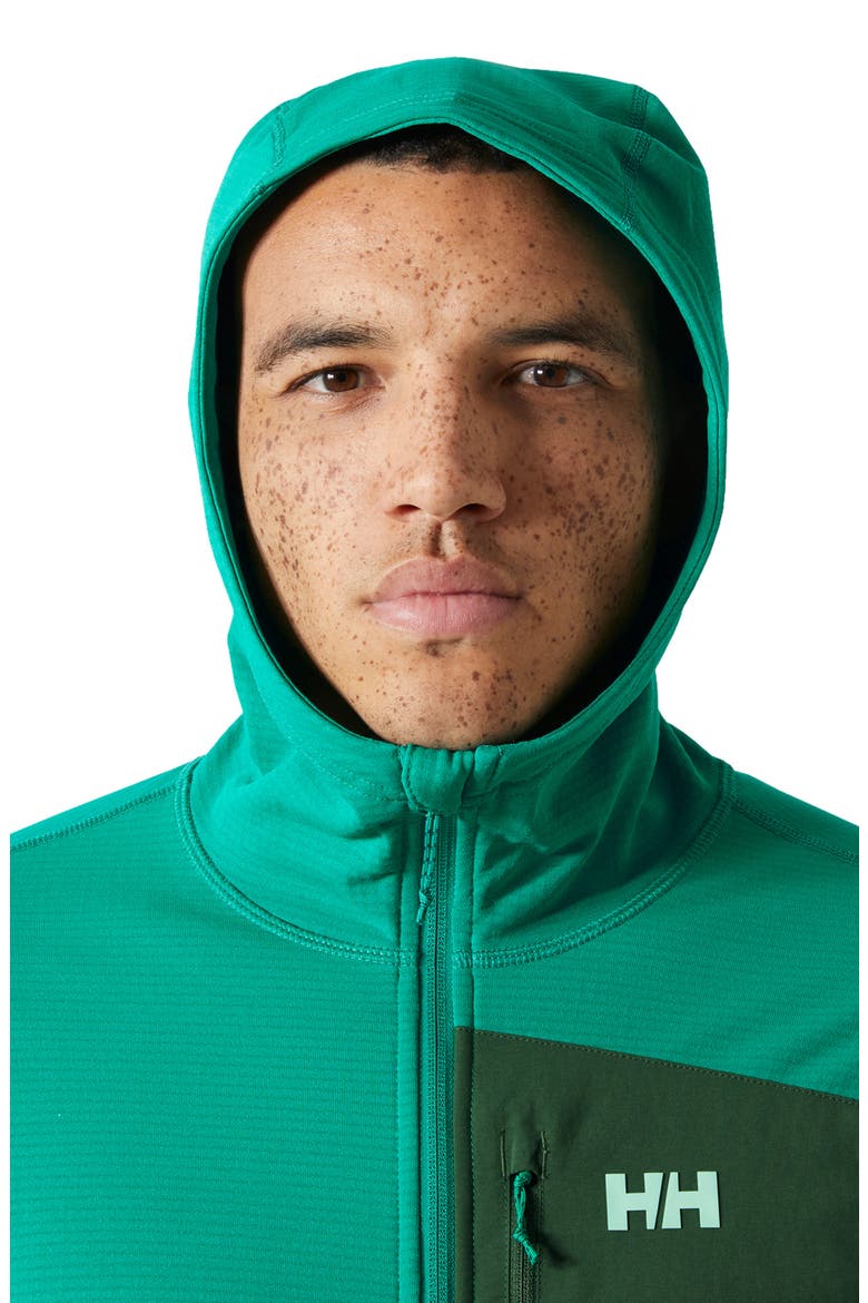 Versalite Fleece Hooded Jacket, Alternate, color, SIGNAL GREEN