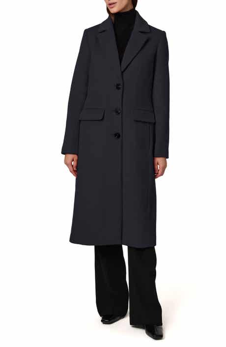 Bernardo Structured Wool Blend Coat