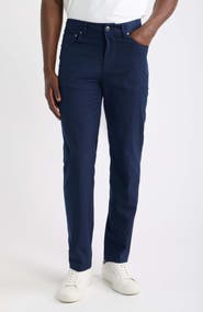 Bugatchi AeroTech Solid Five-Pocket Pants