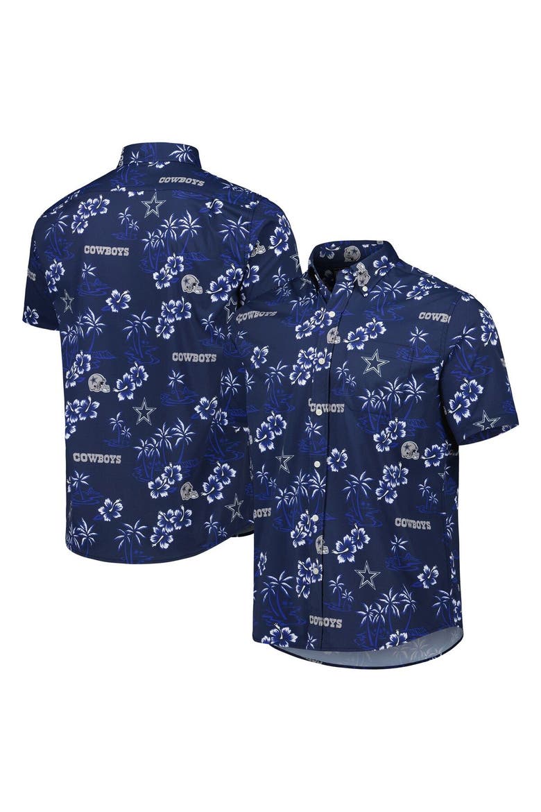 Men's Reyn Spooner Navy Dallas Cowboys Kekai Button-Up Shirt, Main, color, Navy