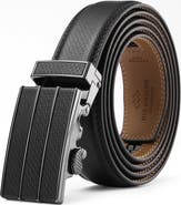 Mio Marino Signature Leather Ratchet Belt