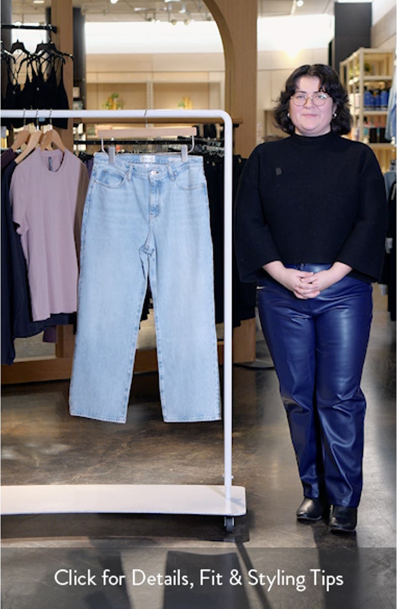 Le Jane High Waist Ankle Straight Leg Jeans, sales video thumbnail