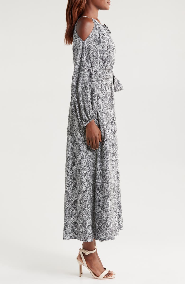 Tommy Bahama Playa Python Long Sleeve Maxi Dress, Alternate, color,