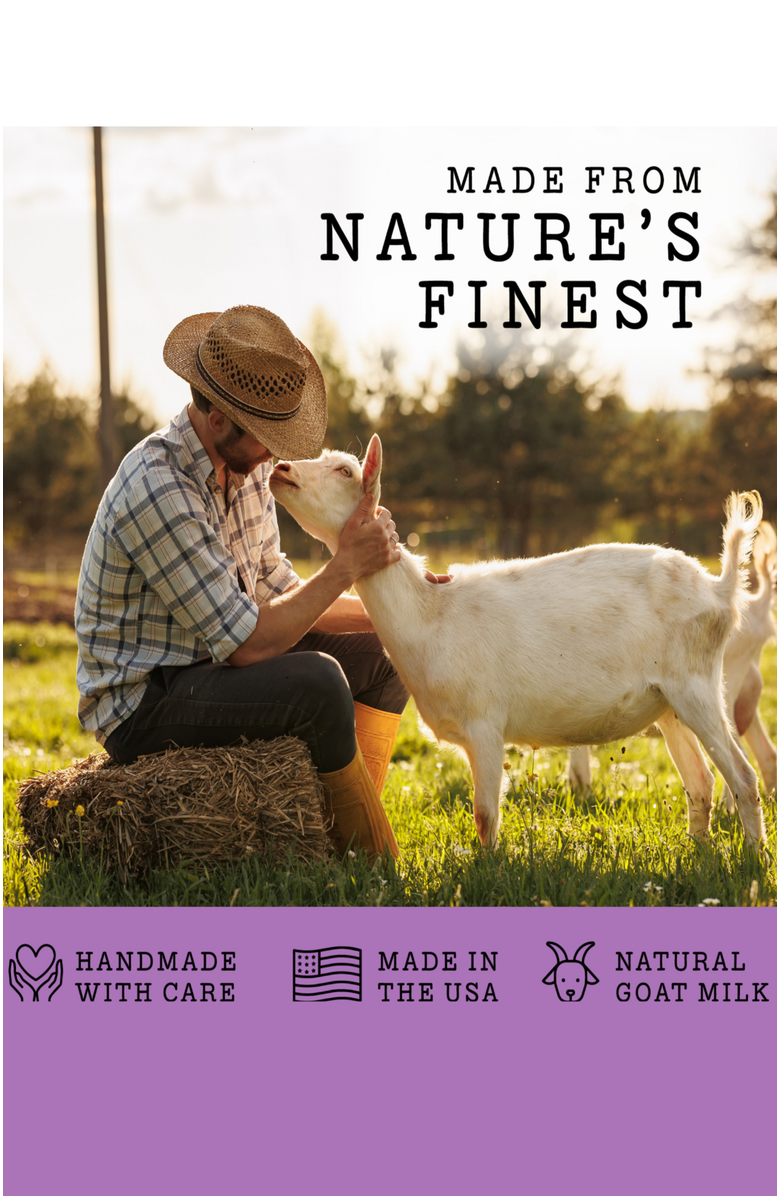 Lovery Handmade Goat Milk Soap Made in USA - Eucalyptus Lavender - 3 Pack, Alternate, color, Beige