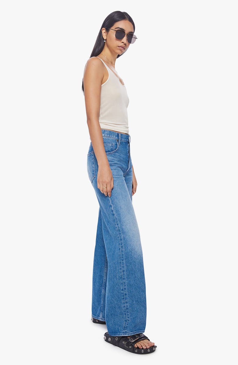 MOTHER The Mid Rise Double Dip Nerdy Flare Jeans, Alternate, color,