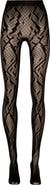 Wolford Python Print Net Tights
