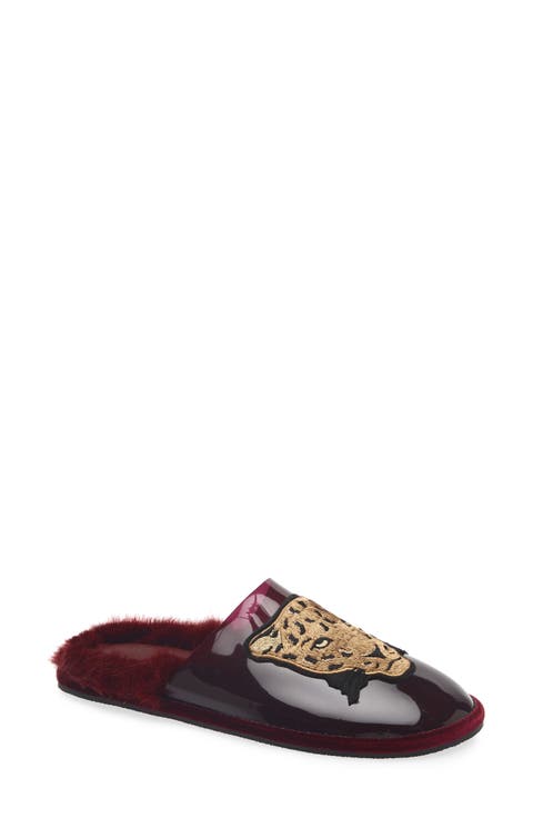 Crystal Leopard Slipper